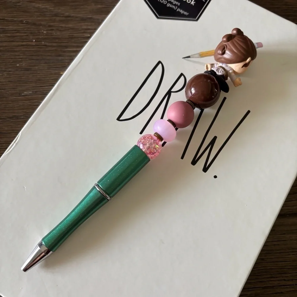 Disney Doorables: Star Wars: Rey handmade beaded pen